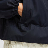 JANZE HOODED TWILL SHORT DOWN JACKET