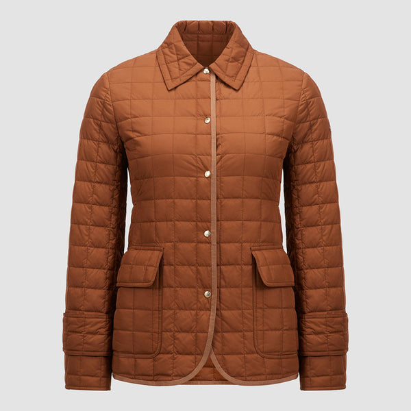 EPINAL SQUARE-QUILTED DOWN SHIRT JACKET