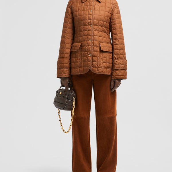EPINAL SQUARE-QUILTED DOWN SHIRT JACKET