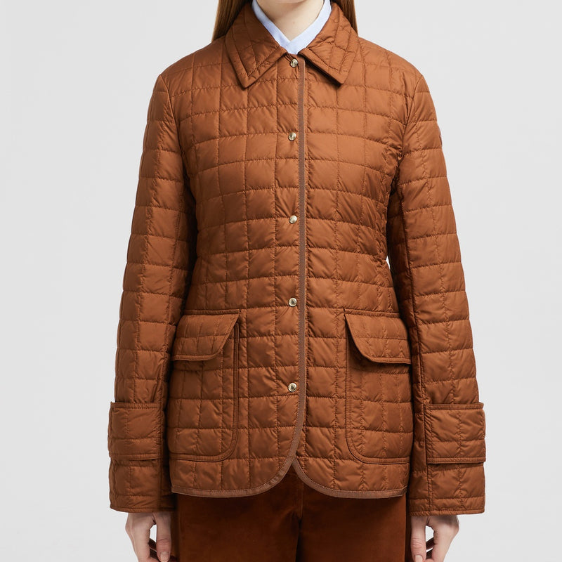 EPINAL SQUARE-QUILTED DOWN SHIRT JACKET