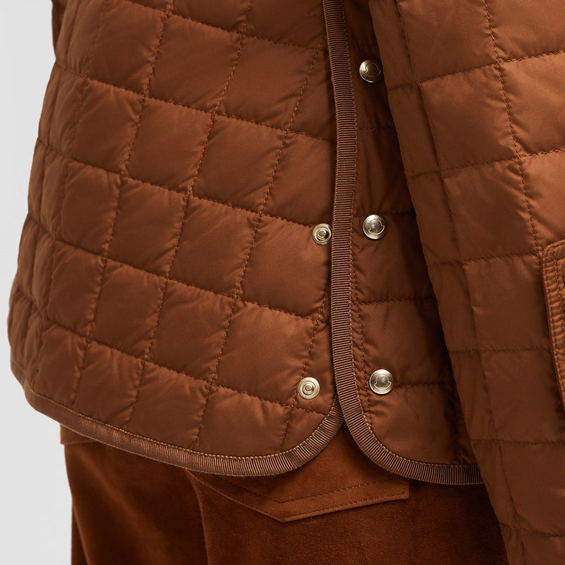 EPINAL SQUARE-QUILTED DOWN SHIRT JACKET