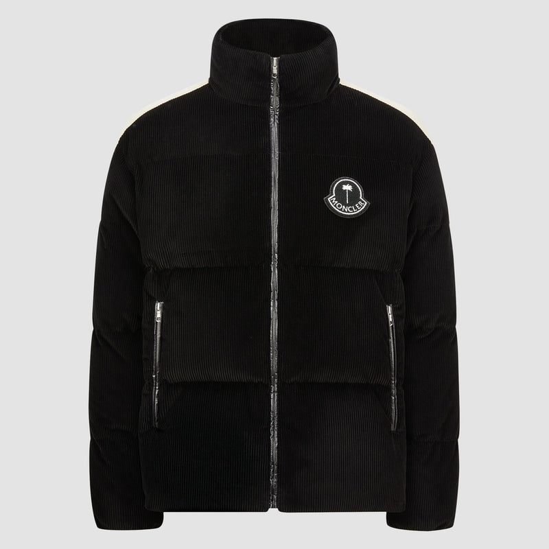 MONCLER X PALM ANGELS ABROLHOS CORDUROY SHORT DOWN JACKET