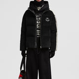 MONCLER X PALM ANGELS ABROLHOS CORDUROY SHORT DOWN JACKET