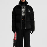 MONCLER X PALM ANGELS ABROLHOS CORDUROY SHORT DOWN JACKET