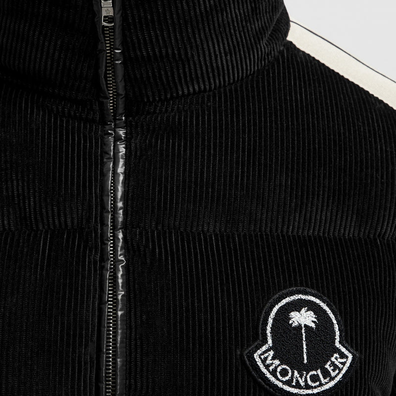 MONCLER X PALM ANGELS ABROLHOS CORDUROY SHORT DOWN JACKET