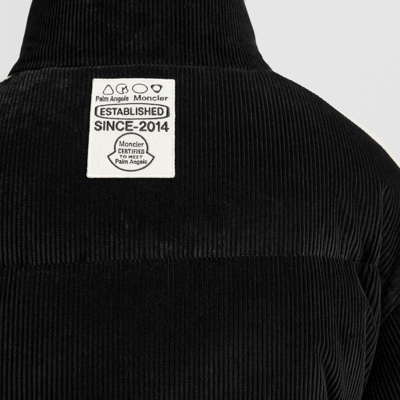 MONCLER X PALM ANGELS ABROLHOS CORDUROY SHORT DOWN JACKET