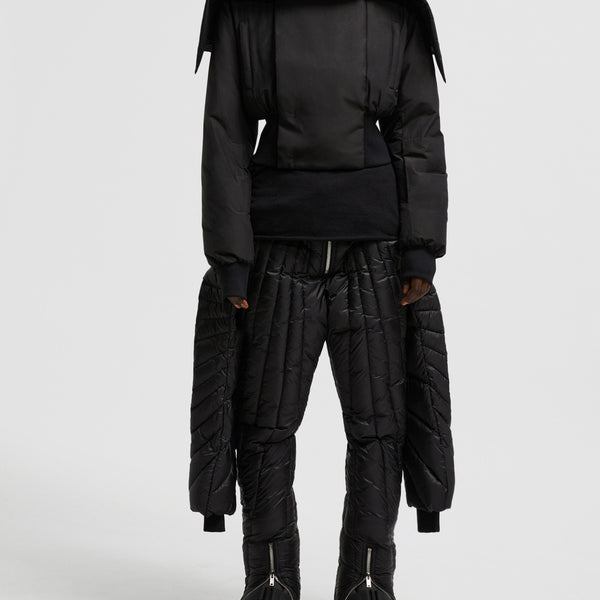 MONCLER + RICK OWENS ALICE HOODED SHORT DOWN JACKET
