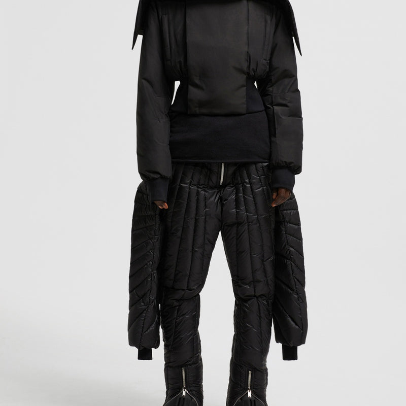 MONCLER + RICK OWENS ALICE HOODED SHORT DOWN JACKET