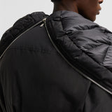 MONCLER + RICK OWENS ALICE HOODED SHORT DOWN JACKET