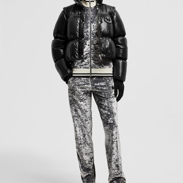 MONCLER X PALM ANGELS NOELLA SHORT DOWN JACKET