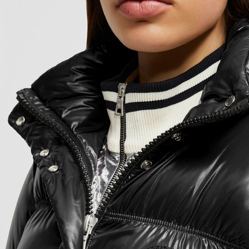 MONCLER X PALM ANGELS NOELLA SHORT DOWN JACKET