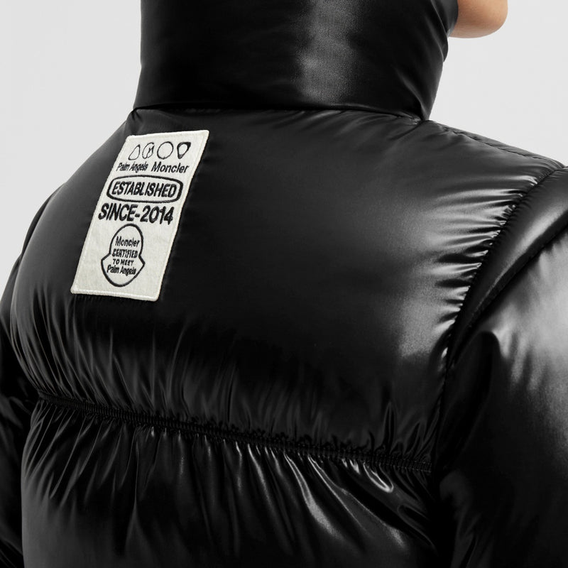 MONCLER X PALM ANGELS NOELLA SHORT DOWN JACKET