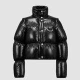 MONCLER X PALM ANGELS NOELLA SHORT DOWN JACKET