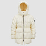 MONCLER X LULU LI DORAVANTE HOODED MID-LENGTH DOWN JACKET