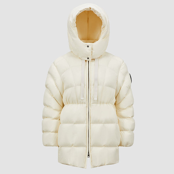 MONCLER X LULU LI DORAVANTE HOODED MID-LENGTH DOWN JACKET