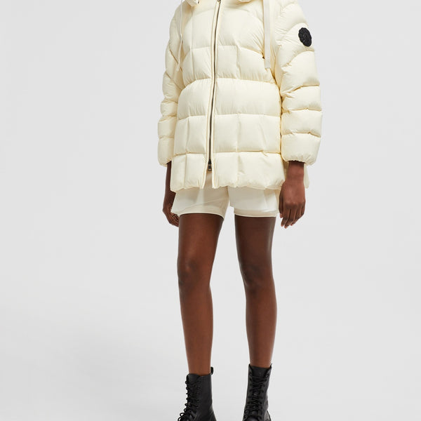 MONCLER X LULU LI DORAVANTE HOODED MID-LENGTH DOWN JACKET