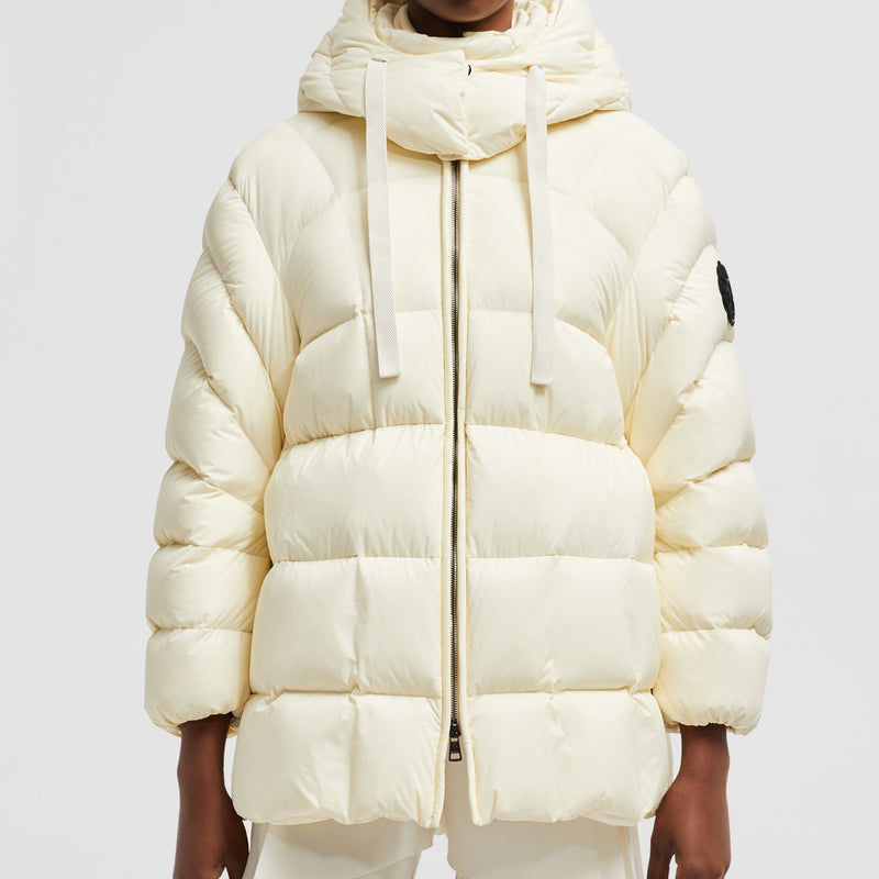 MONCLER X LULU LI DORAVANTE HOODED MID-LENGTH DOWN JACKET