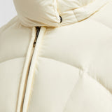 MONCLER X LULU LI DORAVANTE HOODED MID-LENGTH DOWN JACKET