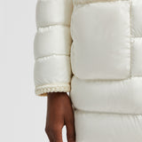 GENCAYLONG BRAIDED TRIM MID-LENGTH DOWN JACKET