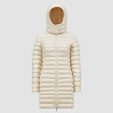 IGELONG HOODED LONG DOWN JACKET