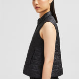 VAYRES DIAMOND-QUILTED PADDED GILET