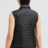 VAYRES DIAMOND-QUILTED PADDED GILET