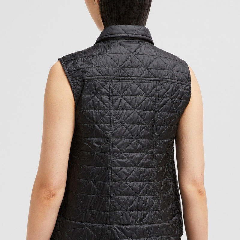VAYRES DIAMOND-QUILTED PADDED GILET
