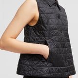 VAYRES DIAMOND-QUILTED PADDED GILET