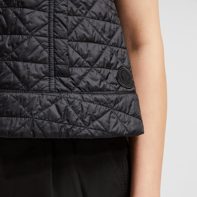 VAYRES DIAMOND-QUILTED PADDED GILET