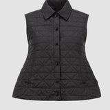 VAYRES DIAMOND-QUILTED PADDED GILET