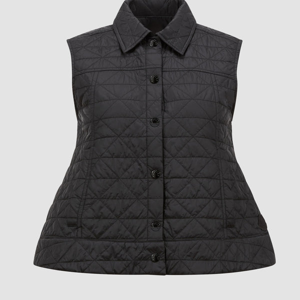 VAYRES DIAMOND-QUILTED PADDED GILET