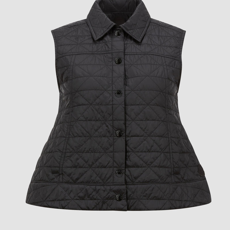 VAYRES DIAMOND-QUILTED PADDED GILET