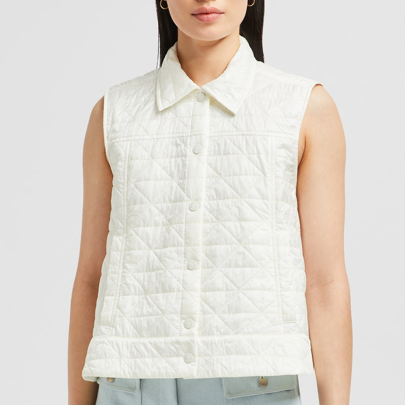 VAYRES DIAMOND-QUILTED PADDED GILET