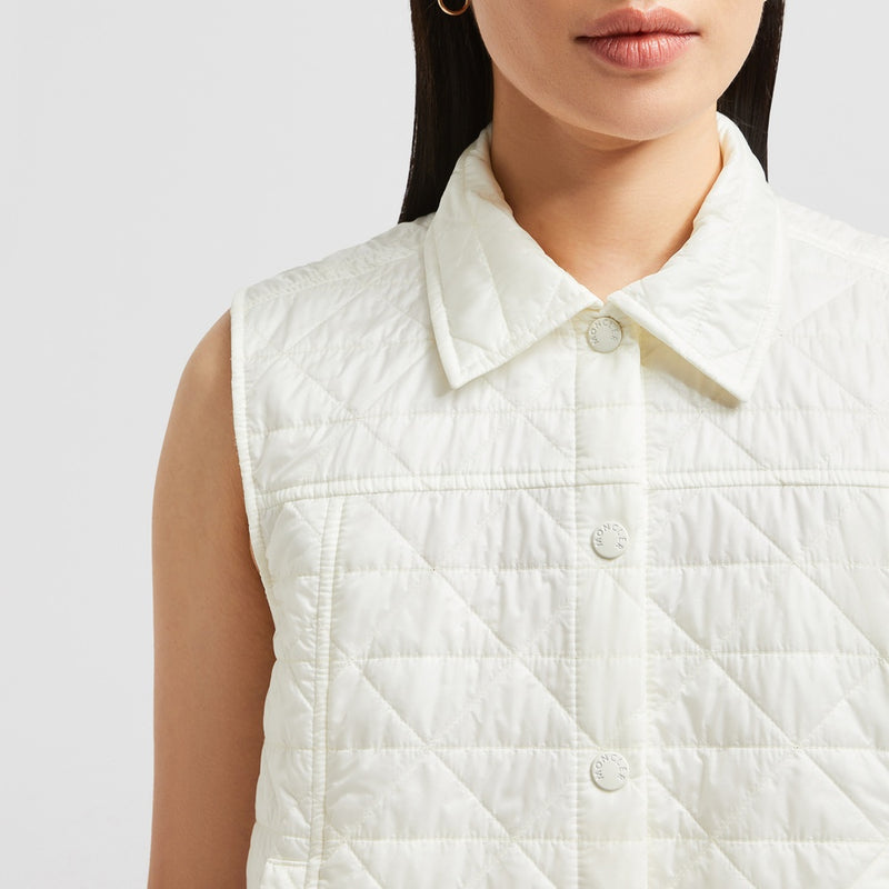 VAYRES DIAMOND-QUILTED PADDED GILET