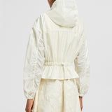CURTON HOODED PEPLUM JACKET