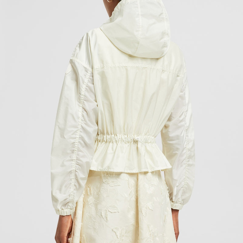 CURTON HOODED PEPLUM JACKET