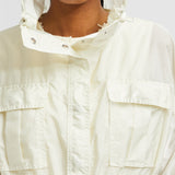 CURTON HOODED PEPLUM JACKET