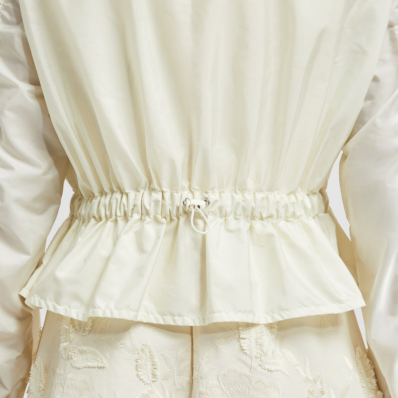 CURTON HOODED PEPLUM JACKET