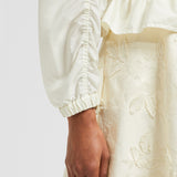 CURTON HOODED PEPLUM JACKET