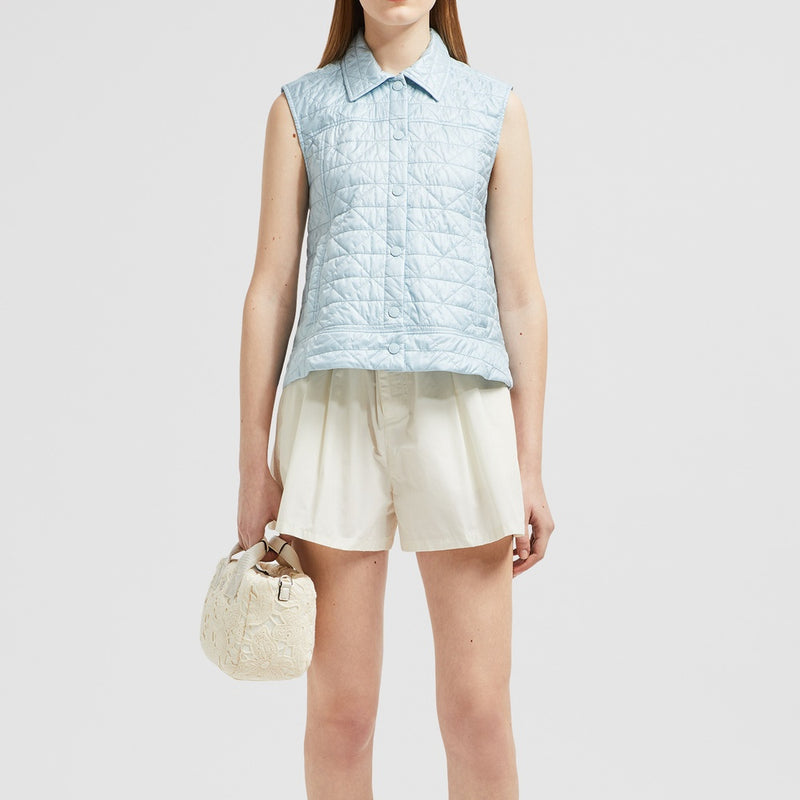 VAYRES DIAMOND-QUILTED PADDED GILET