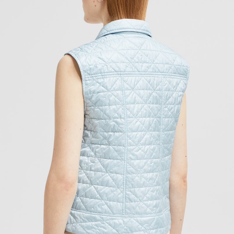 VAYRES DIAMOND-QUILTED PADDED GILET