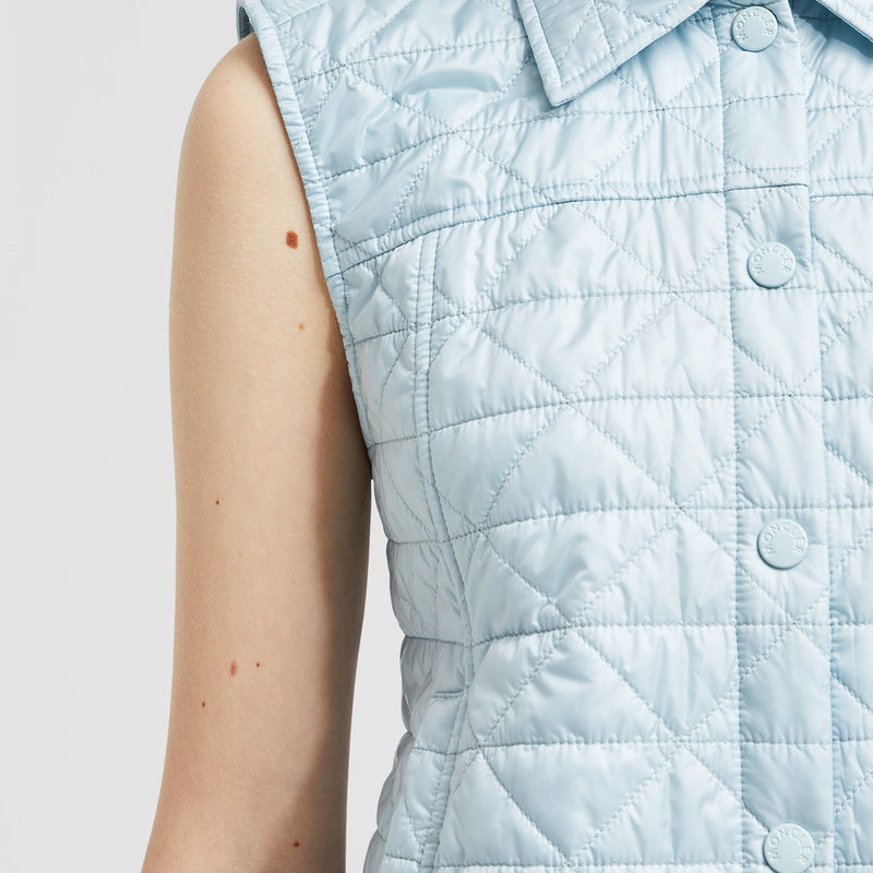 VAYRES DIAMOND-QUILTED PADDED GILET