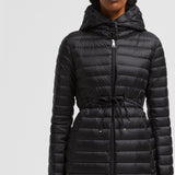 BARBEL HOODED FIT & FLARE LONG DOWN JACKET