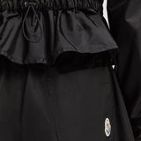 CURTON HOODED PEPLUM JACKET
