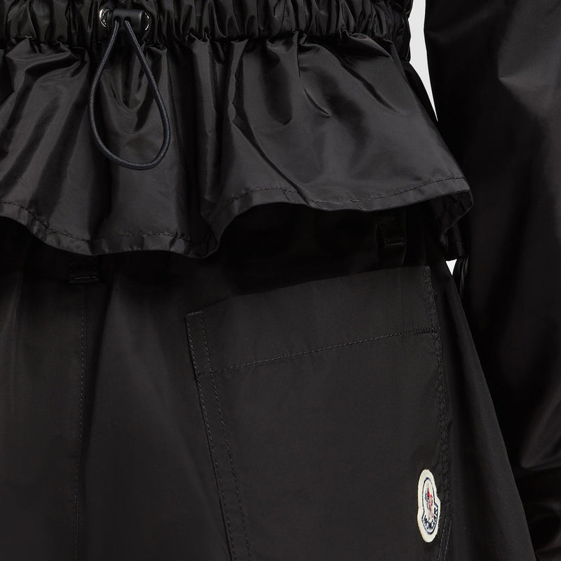 CURTON HOODED PEPLUM JACKET
