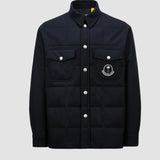 MONCLER X PALM ANGELS WOOL FLANNEL SHIRT