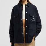 MONCLER X PALM ANGELS WOOL FLANNEL SHIRT