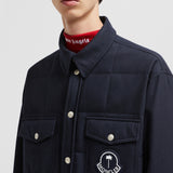 MONCLER X PALM ANGELS WOOL FLANNEL SHIRT
