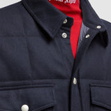 MONCLER X PALM ANGELS WOOL FLANNEL SHIRT