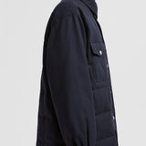 MONCLER X PALM ANGELS WOOL FLANNEL SHIRT